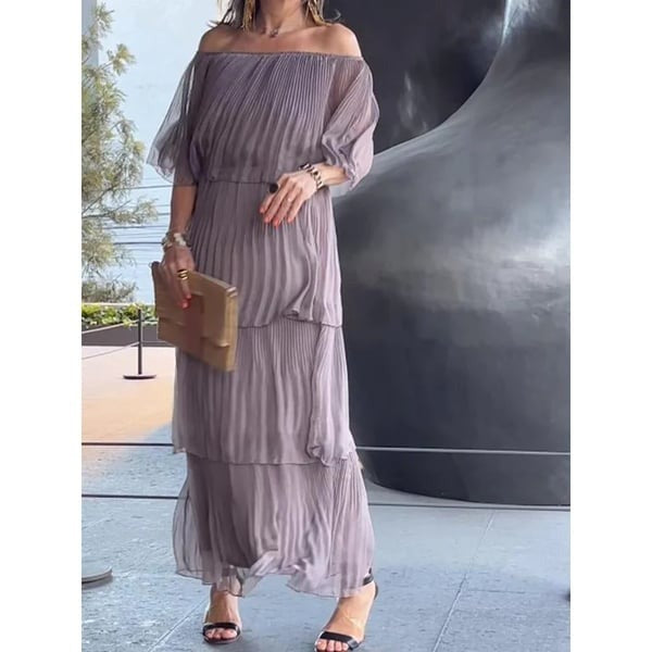 Elegant Layered Flowy Dress