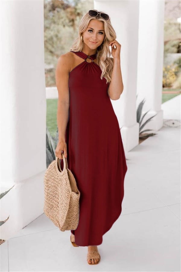 Halter Dress with Breezy Style