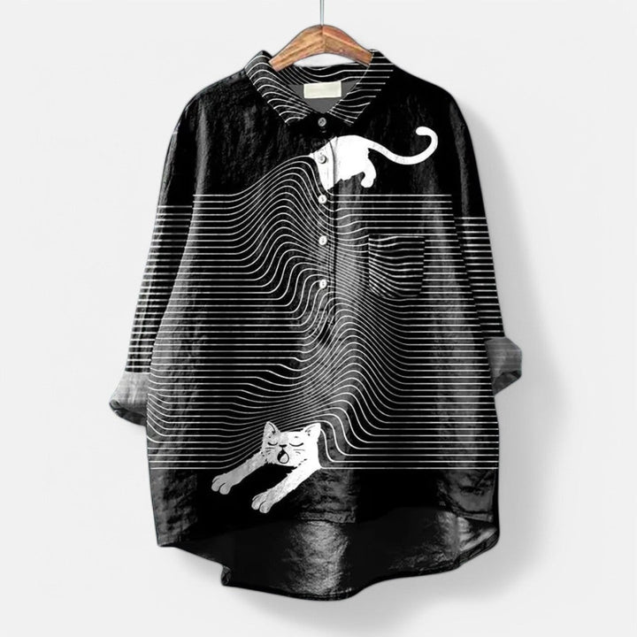 Stylish and Artistic Women's Blouse
