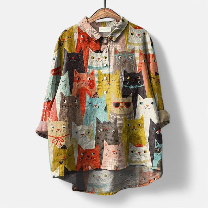 Stylish and Artistic Women's Blouse