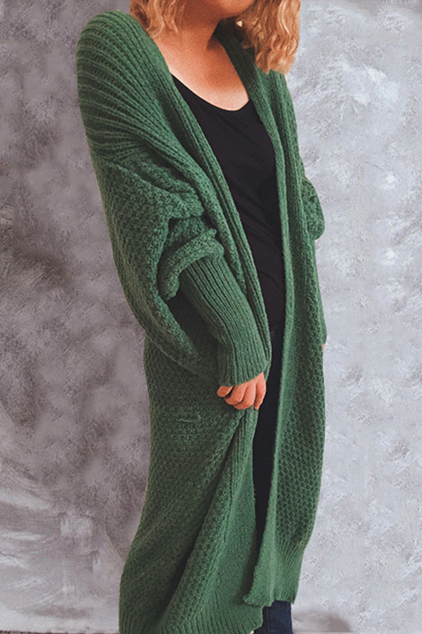 Zarae - long sweater open front cardigan