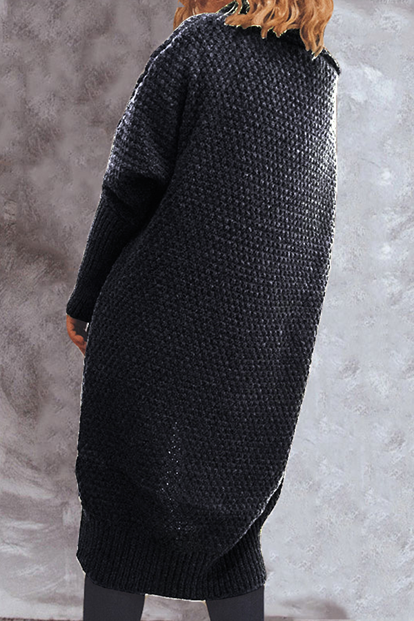 Zarae - long sweater open front cardigan