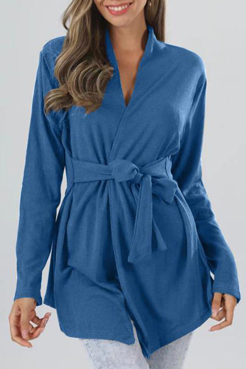 Kaia - long sleeve tie top