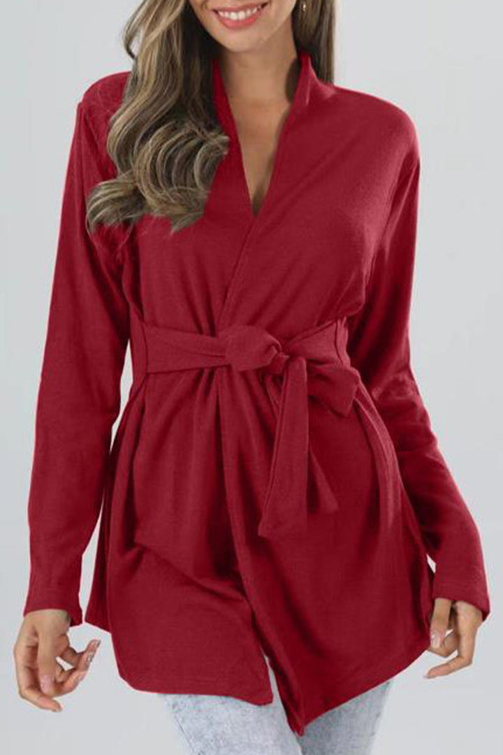 Kaia - long sleeve tie top