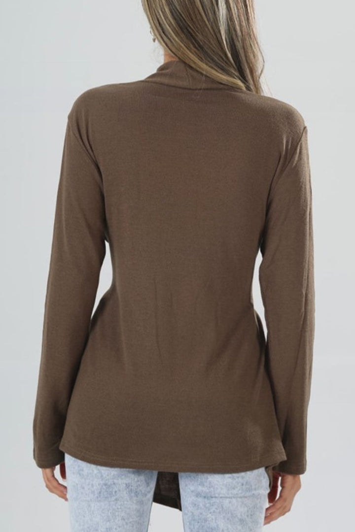 Kaia - long sleeve tie top