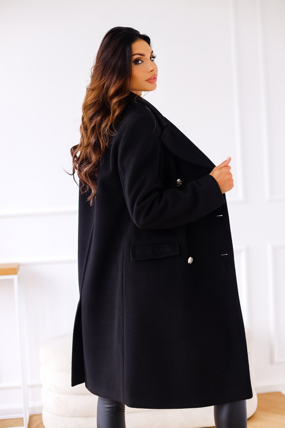 Noor | Double-breasted Women's Coat in Classic Style