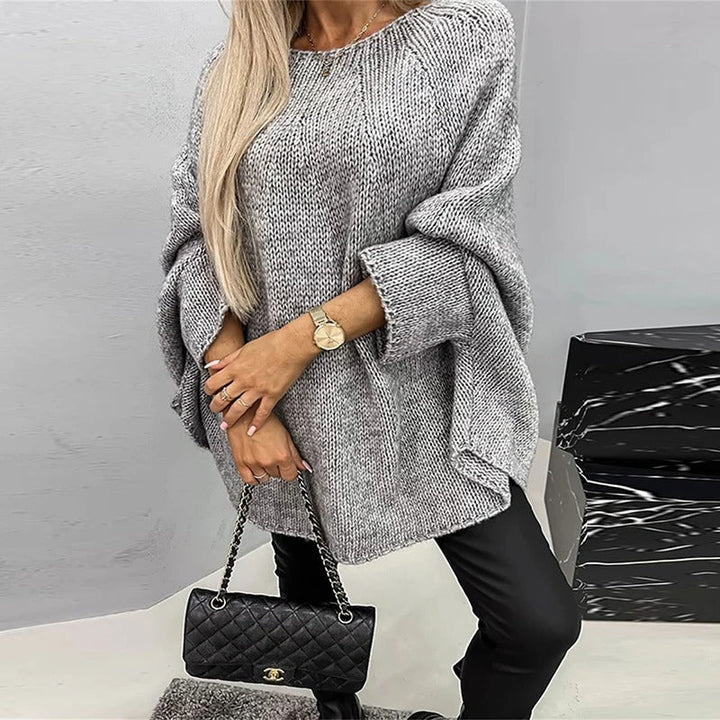Women's oversized chunky knit sweater