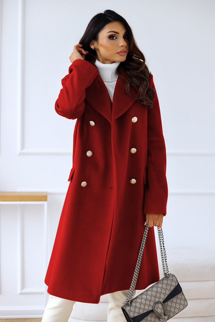 Sofie | Women's Trench Coat with Notch Collar for Winter