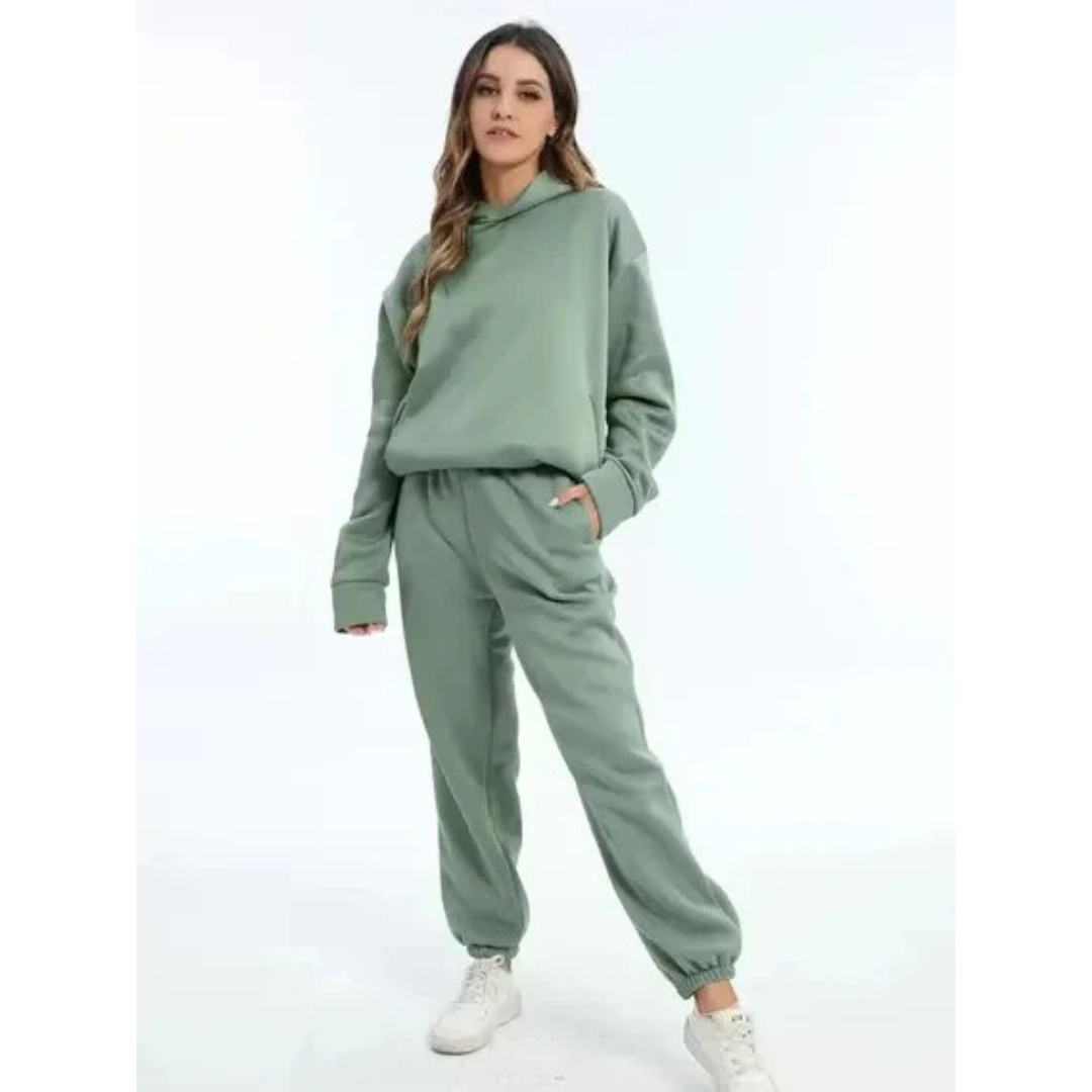 Women's Plus Size Casual Training Set