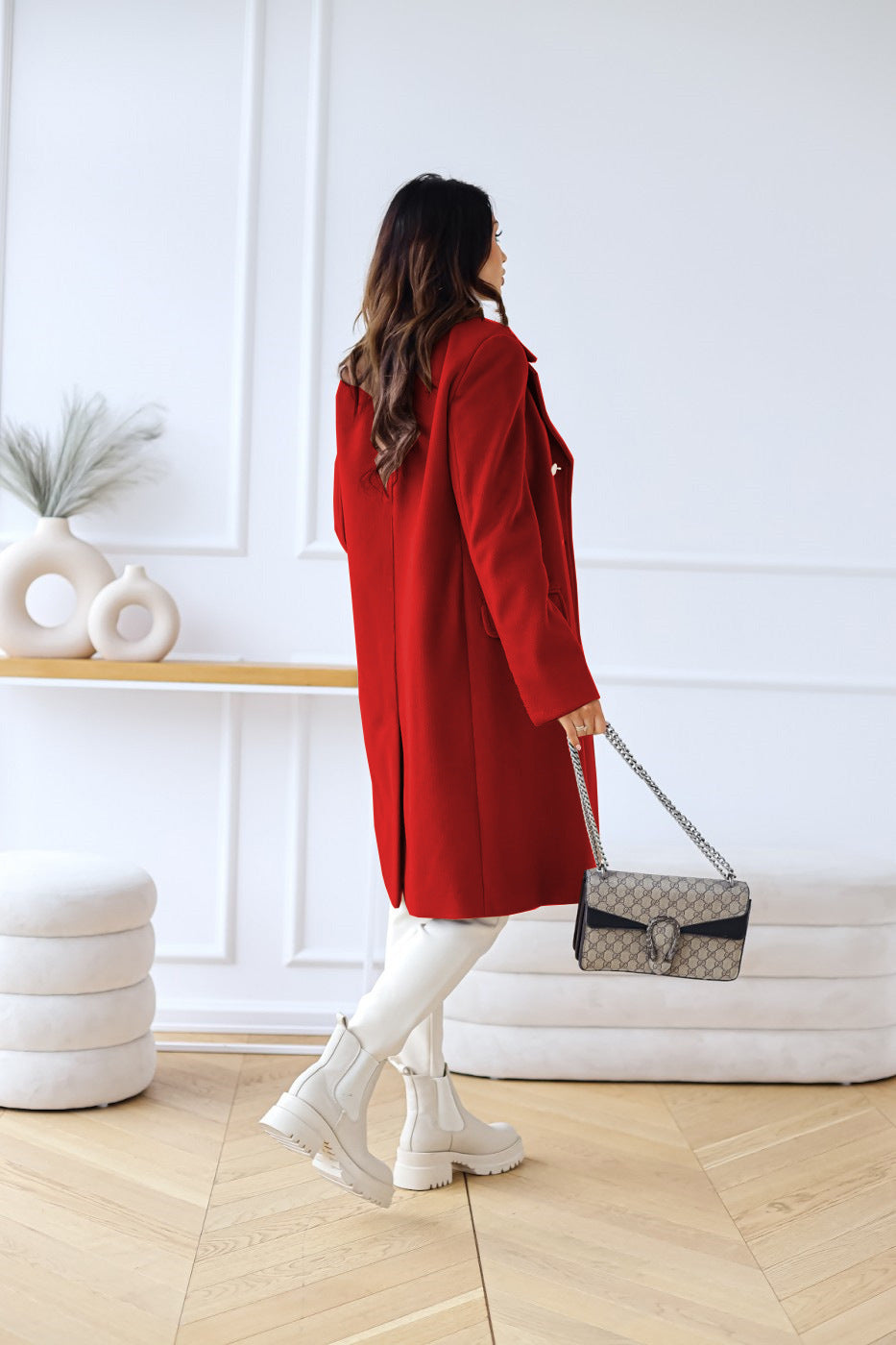 Noor | Double-breasted Women's Coat in Classic Style