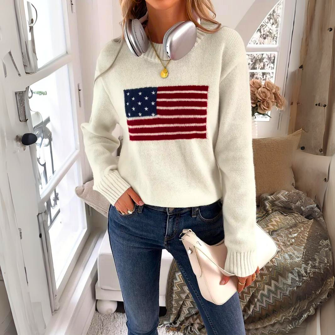 Charlene - Trendy Knitted Sweater