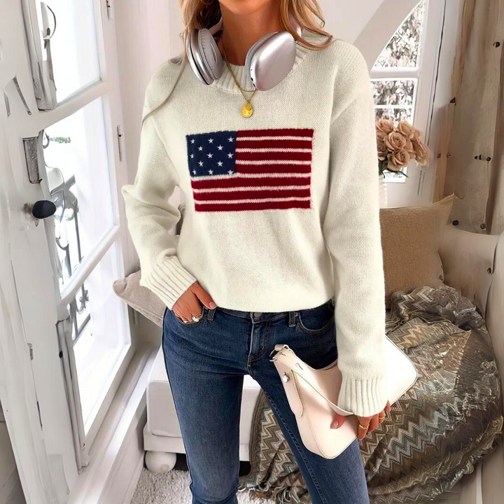 Charlene - Trendy Knitted Sweater