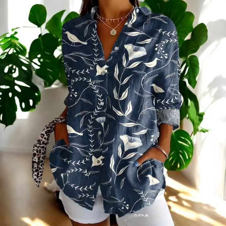 Timeless Elegance Vintage-Inspired Blouse