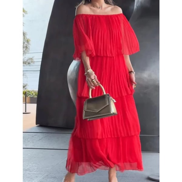 Elegant Layered Flowy Dress