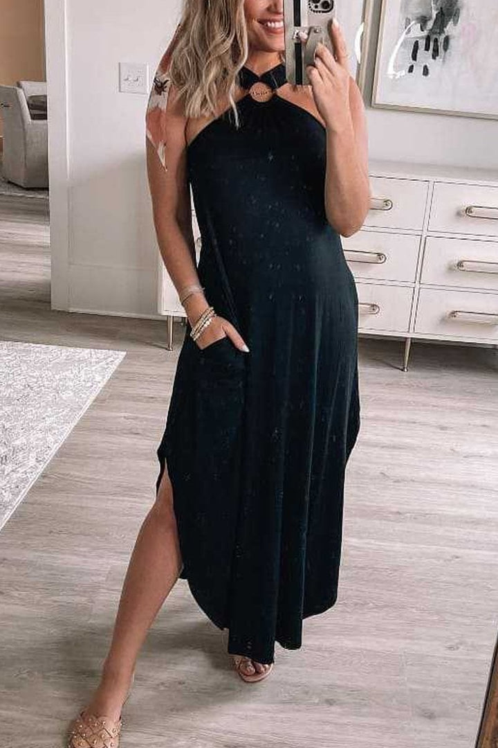 Halter Dress with Breezy Style