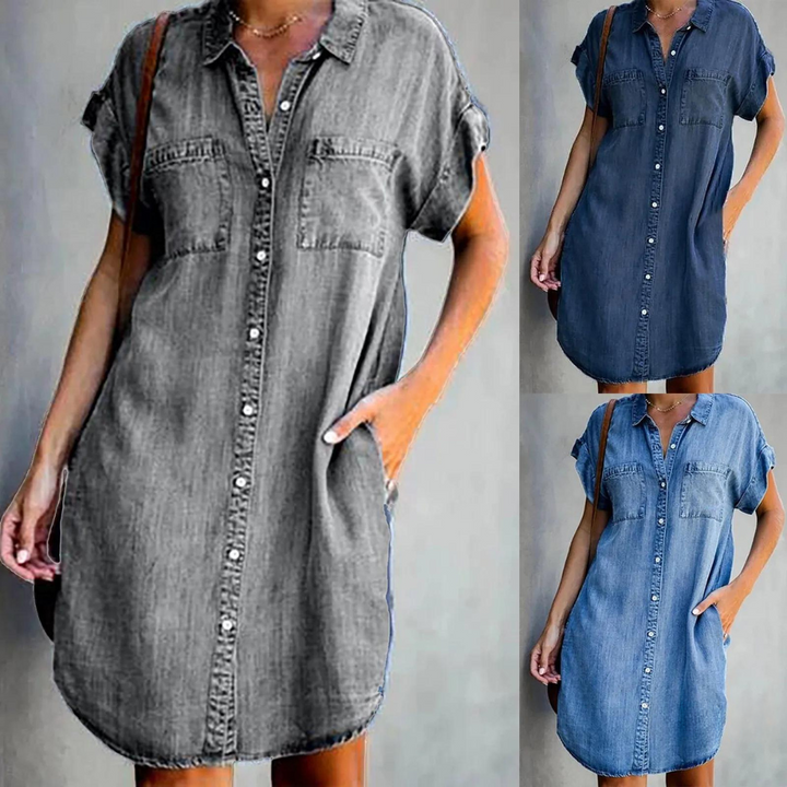 Elegant Dress with Flattering Waist Design