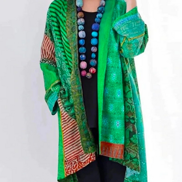 Women's bohemian long cardigan