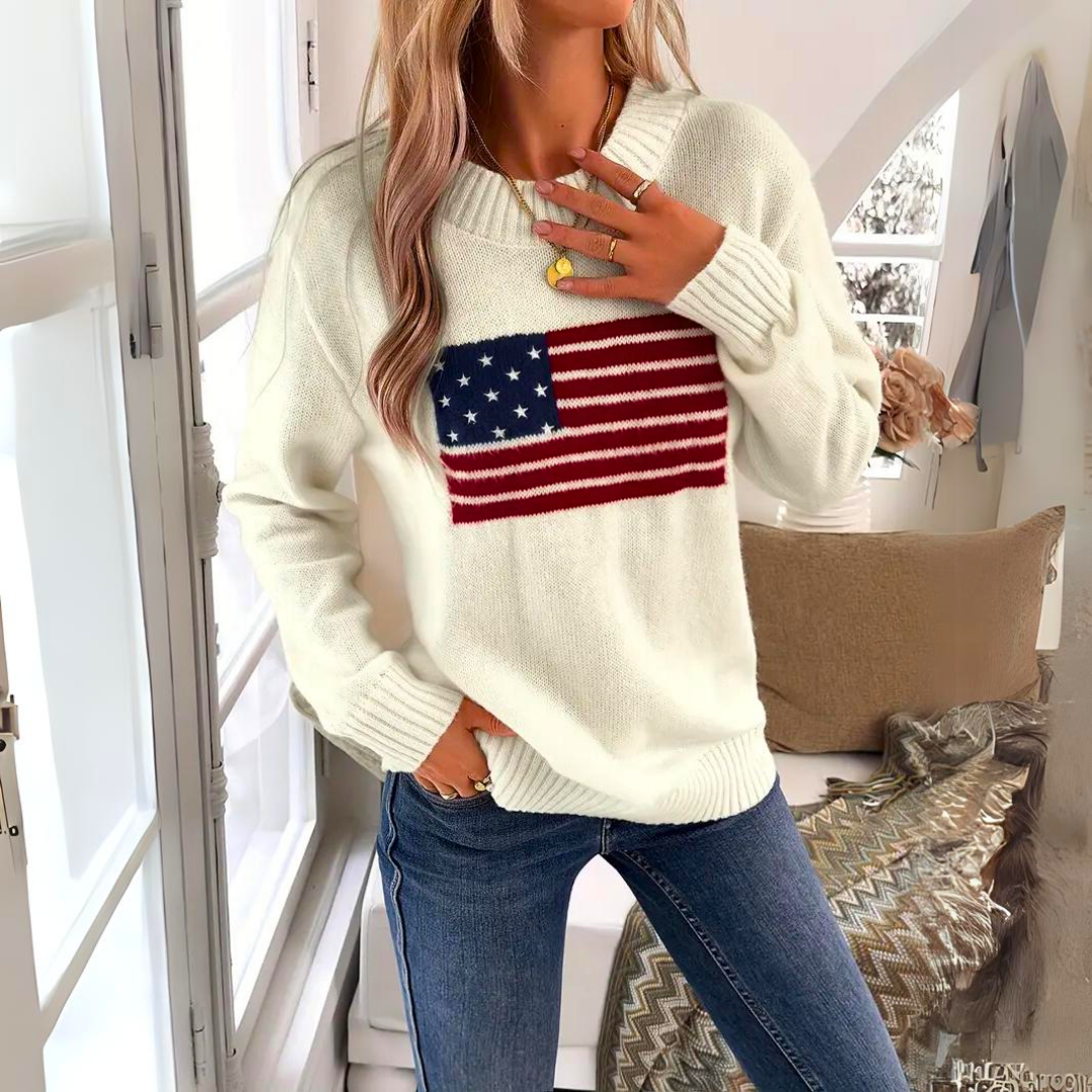 Charlene - Trendy Knitted Sweater