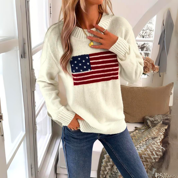 Charlene - Trendy Knitted Sweater