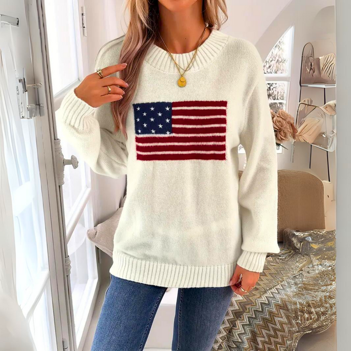 Charlene - Trendy Knitted Sweater