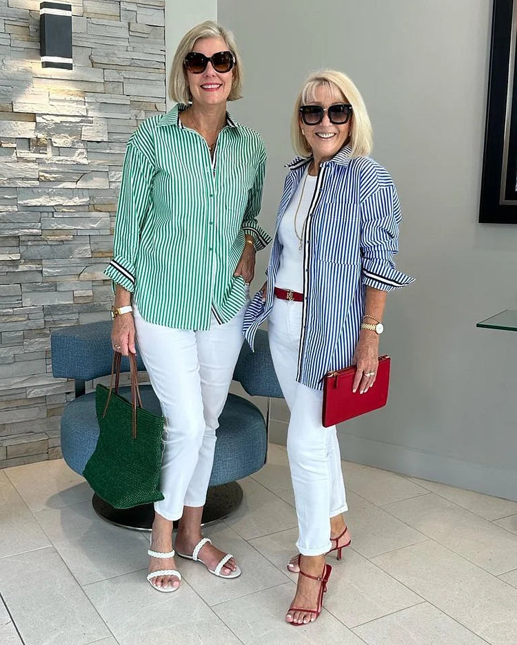 Women's Striped Casual Shirt