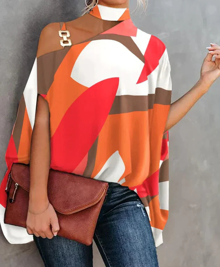Women's asymmetrical off-shoulder top for bold fashion statements