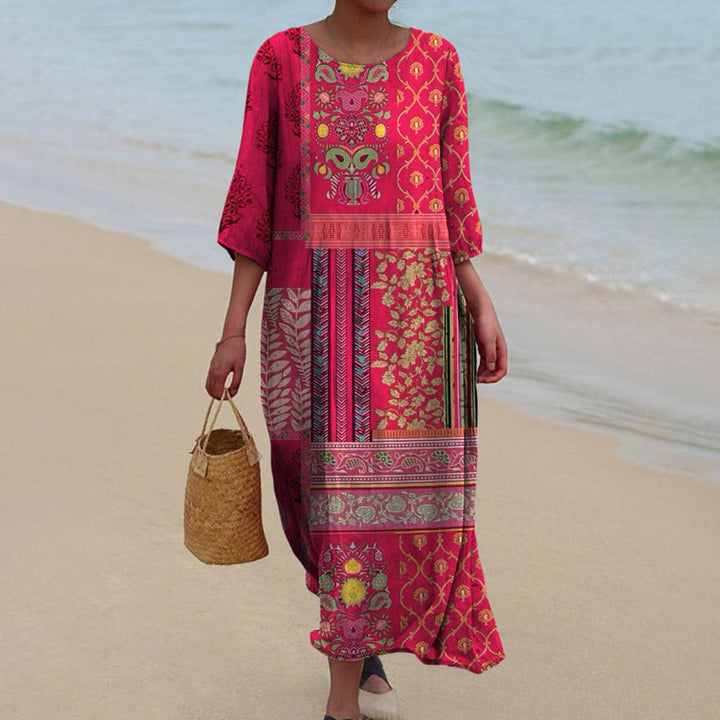 Elegant Bohemian Maxi Dress for Women