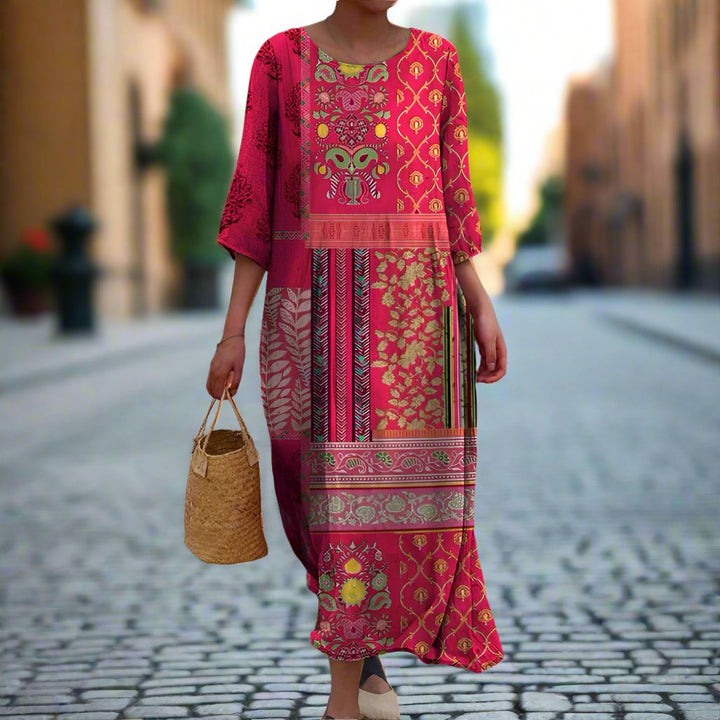 Elegant Bohemian Maxi Dress for Women