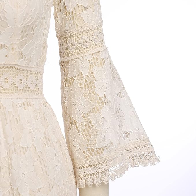 Bohemian Lace Dress with Elegant Style