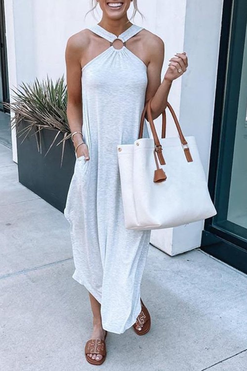 Halter Dress with Breezy Style