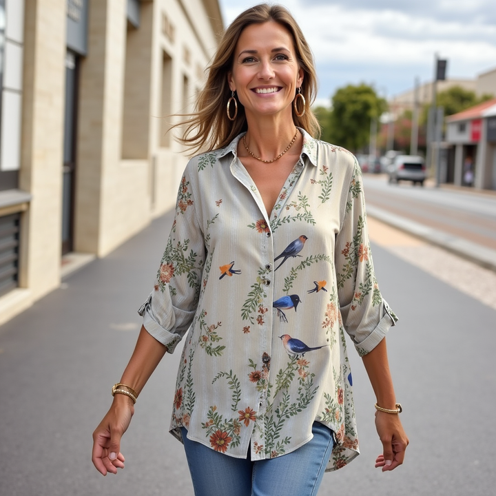 Casual Cotton Blouse for Everyday Wear