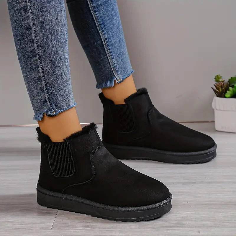 Women's casual slip-on boots