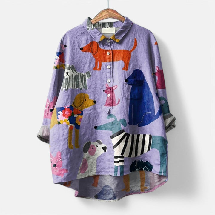 Stylish and Artistic Women's Blouse