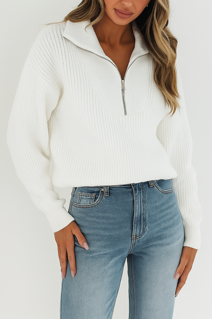 Merete Knit - White