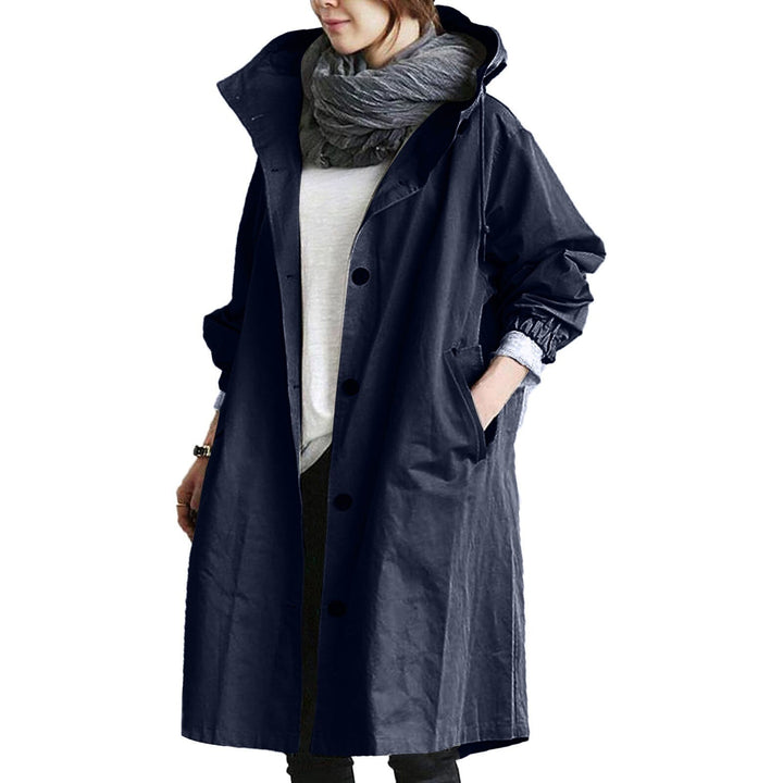 Women's Long Waterproof Winter Raincoat