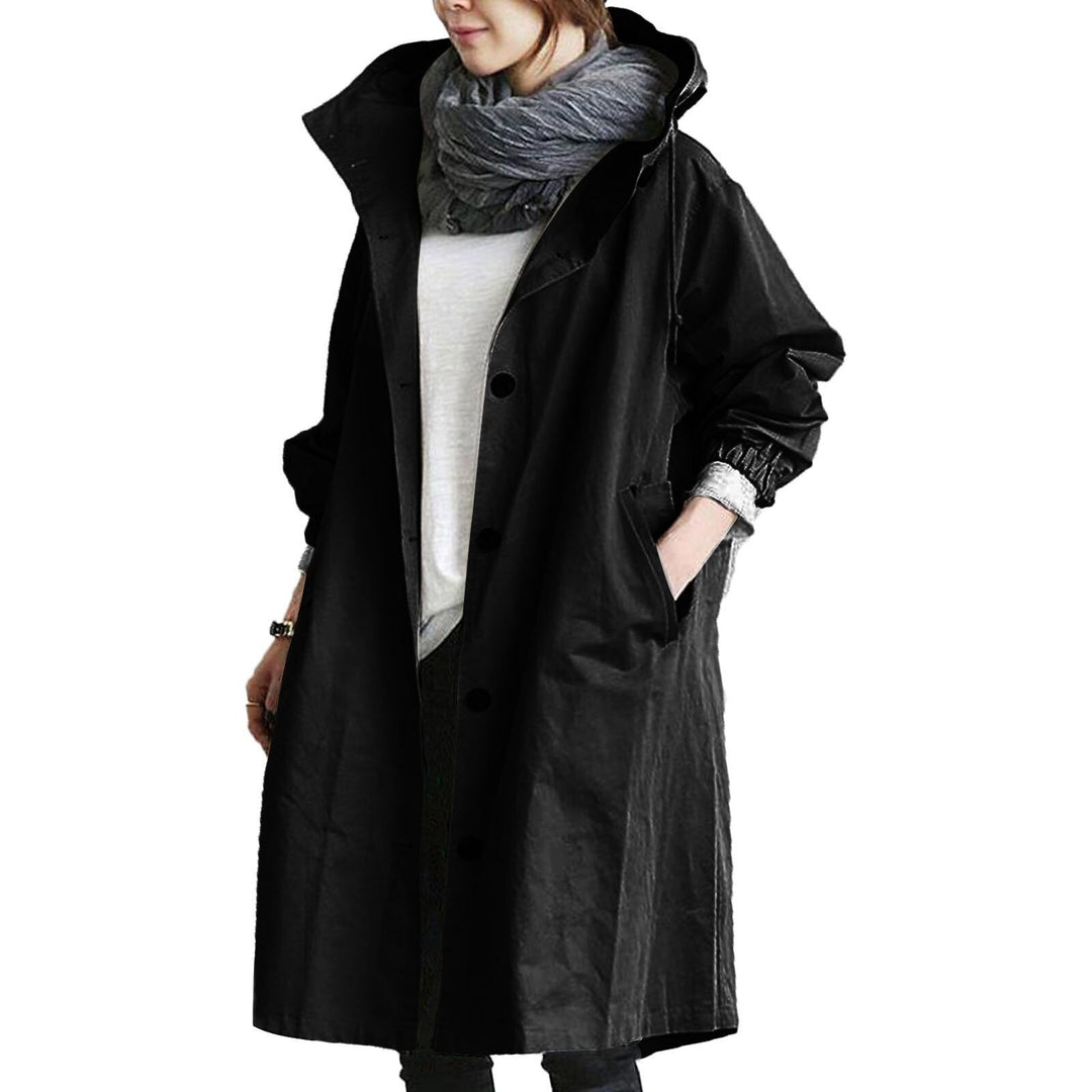 Women's Long Waterproof Winter Raincoat