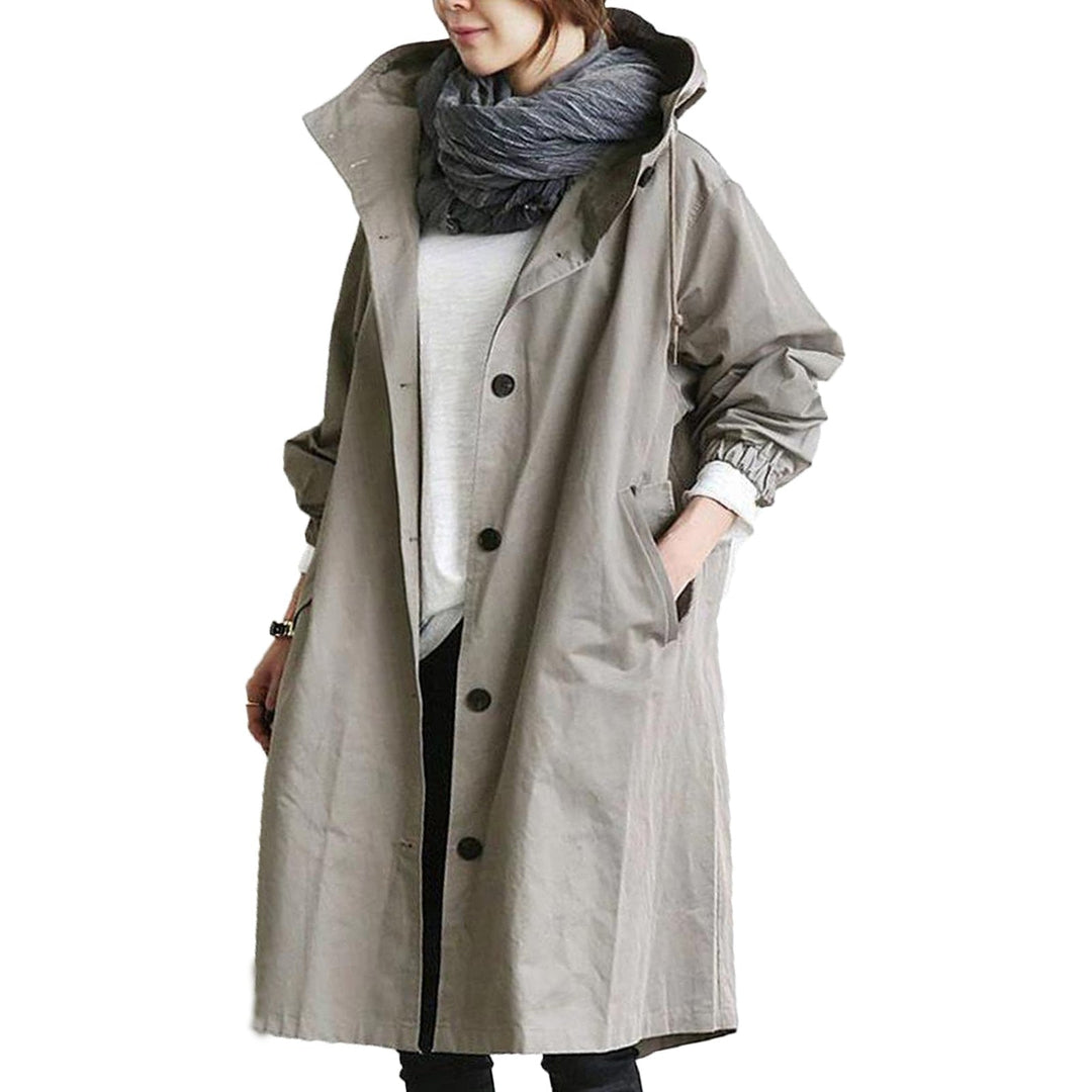 Women's Long Waterproof Winter Raincoat