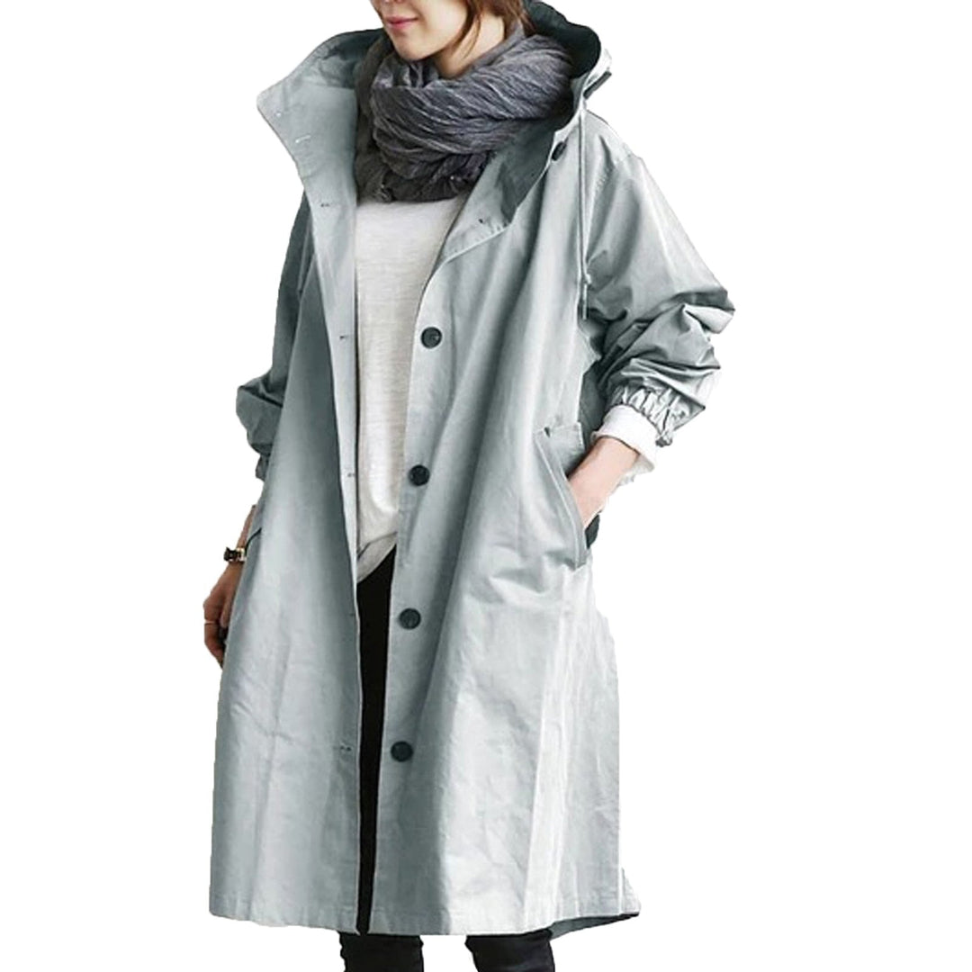 Women's Long Waterproof Winter Raincoat