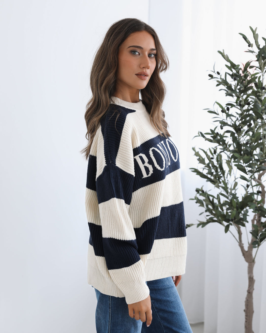 Alisson Knit - Navy Multi