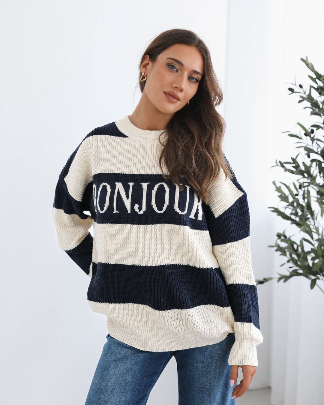 Alisson Knit - Navy Multi