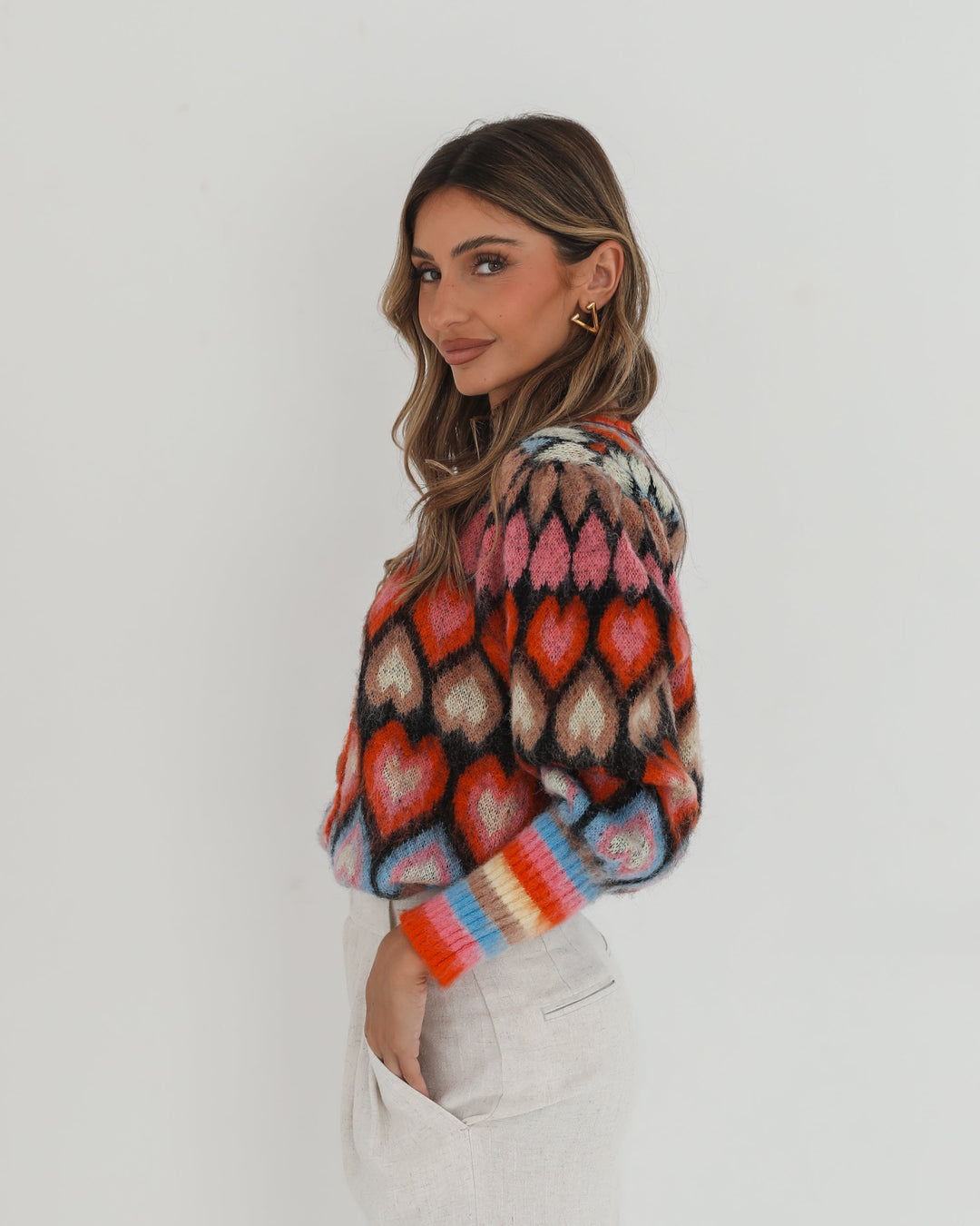 Aveloria Cardigan - Black Print