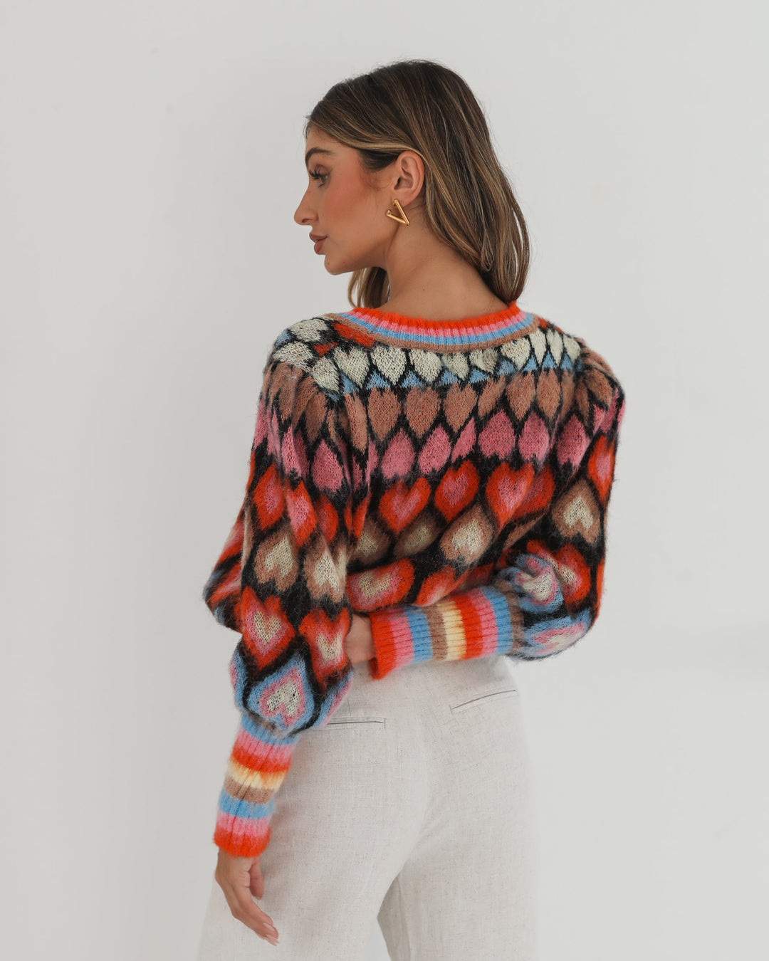 Aveloria Cardigan - Black Print