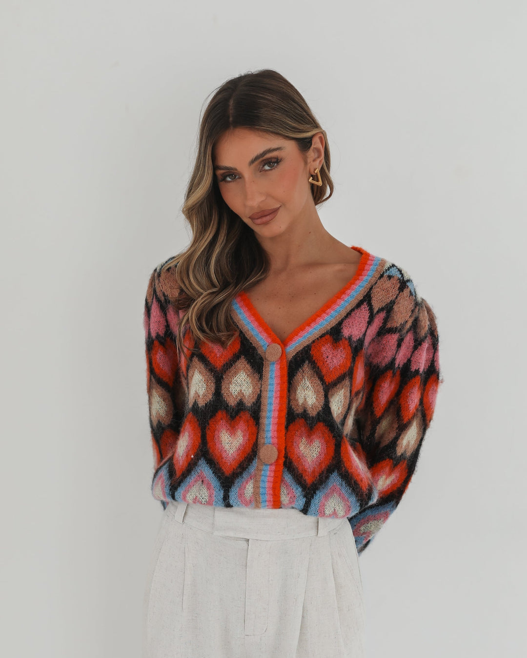 Aveloria Cardigan - Black Print