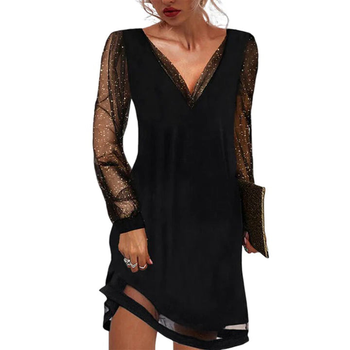 Elegant V-Neck Dress for Women