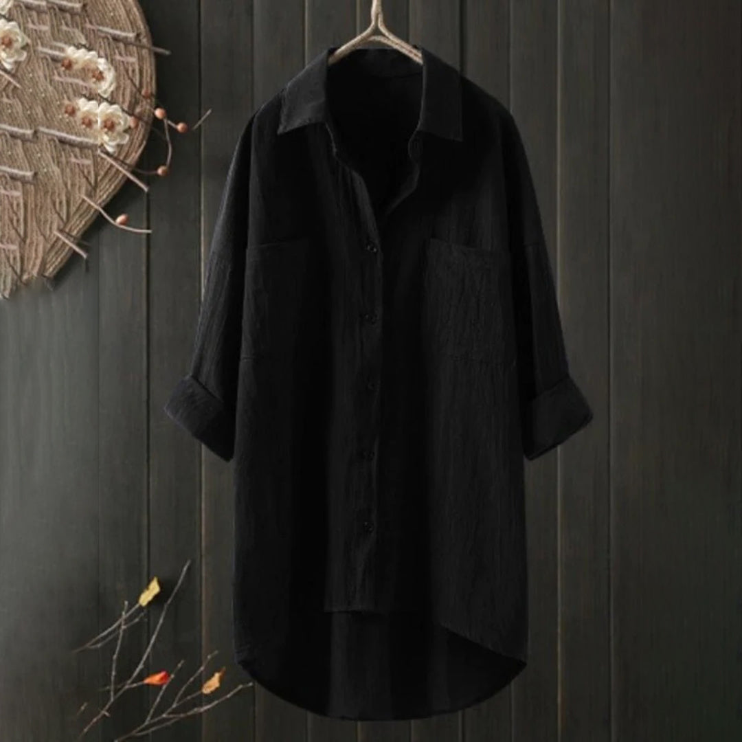 Elegant Long-Sleeve Blouse for Women