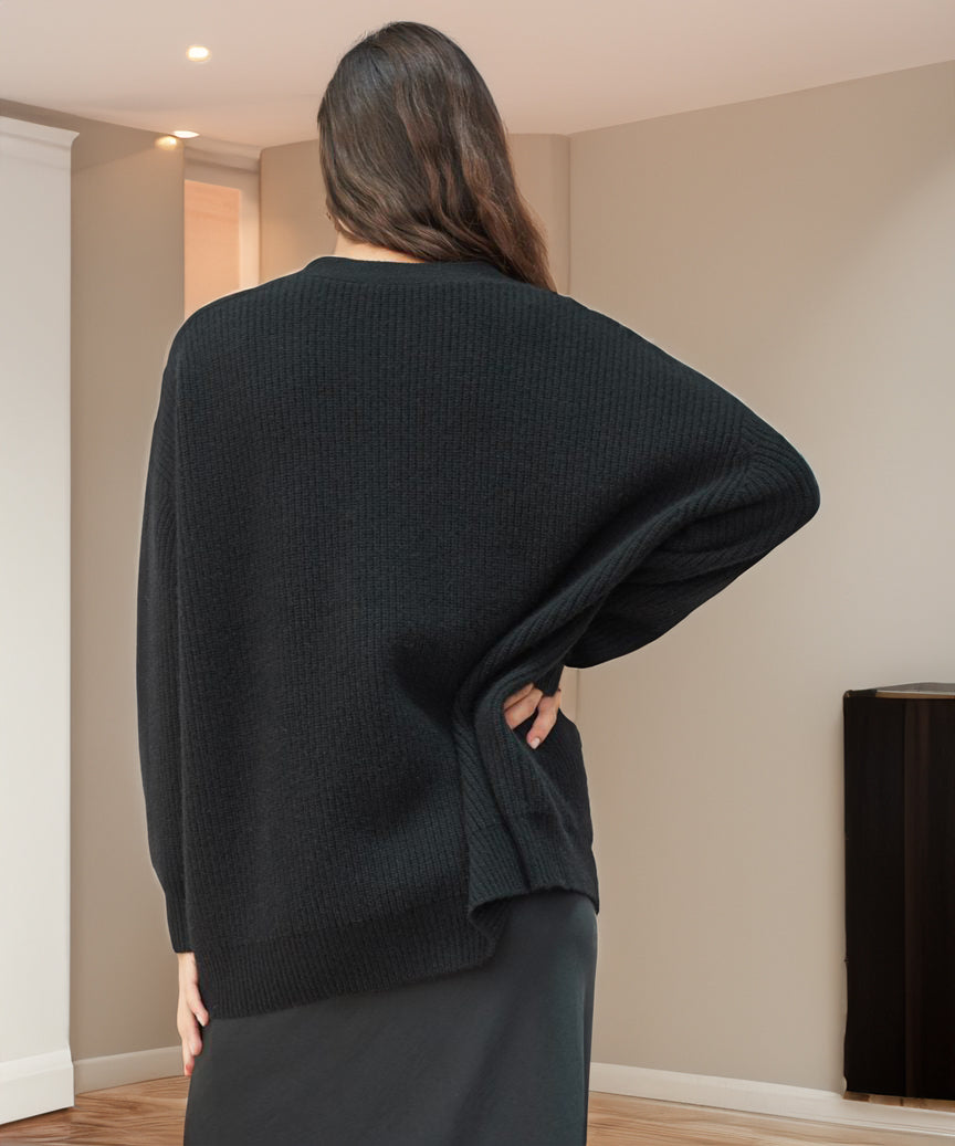 Women's oversized button-down cardigan