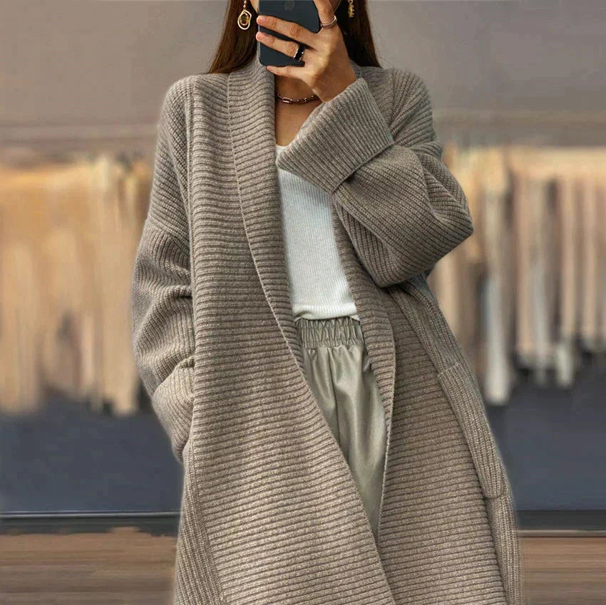 Women's knit layering cardigan