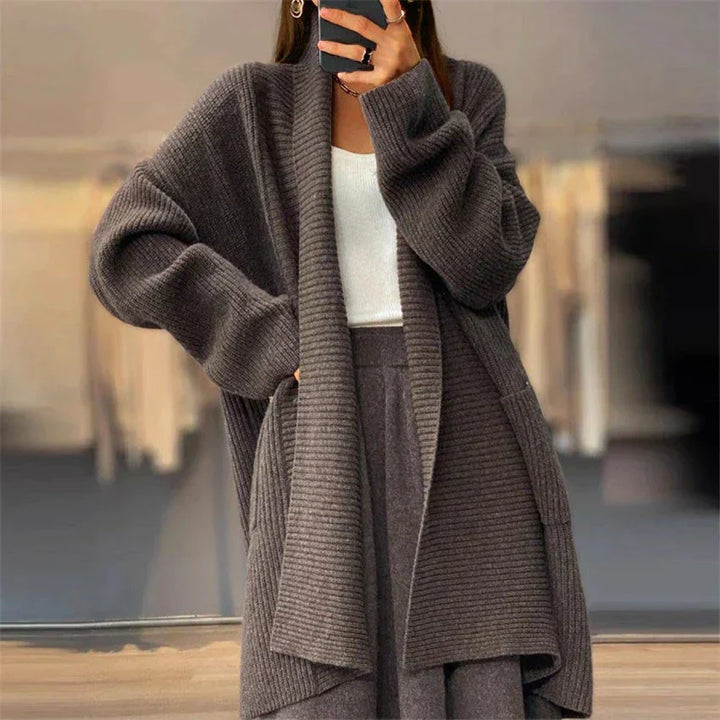 Women's knit layering cardigan