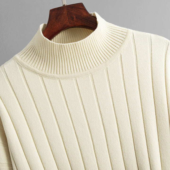 Cozy Women's Lounge Set with Turtleneck Sweater
