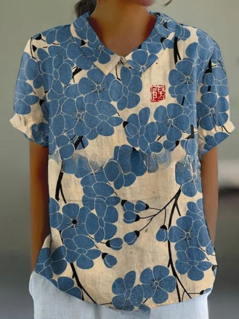 Structured Cotton Poplin Shirt for Women